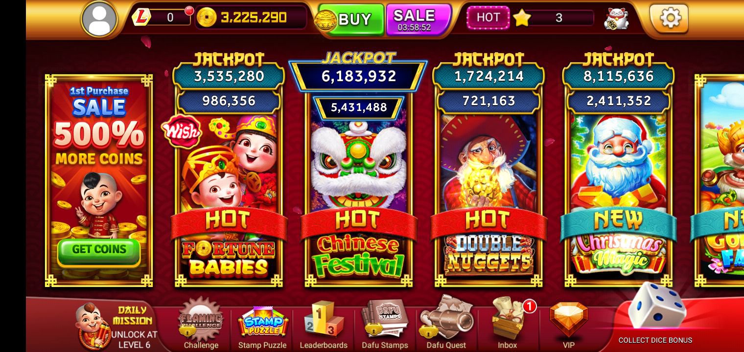 Dafu Casino Free Games
